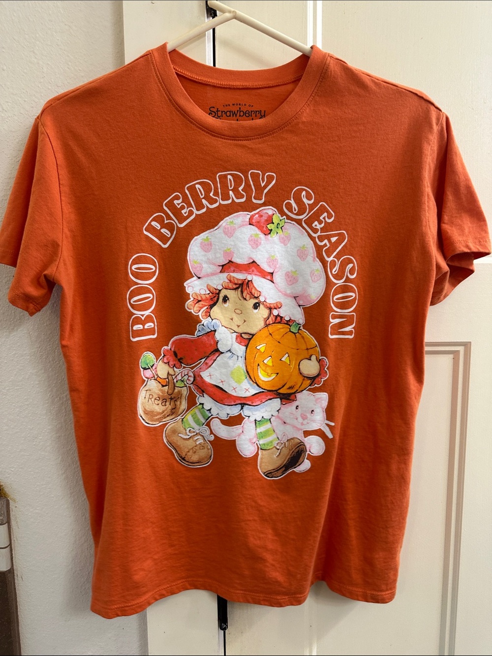 Shortcake "Boo Berry Season" Orange Graphic Tee for Kids